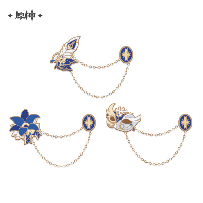 Genshin Impact Artifacts Metal Brooch Noblesse Oblige
