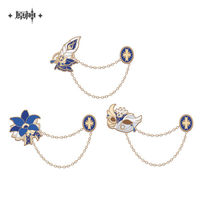 Genshin Impact Artifacts Metal Brooch Noblesse Oblige