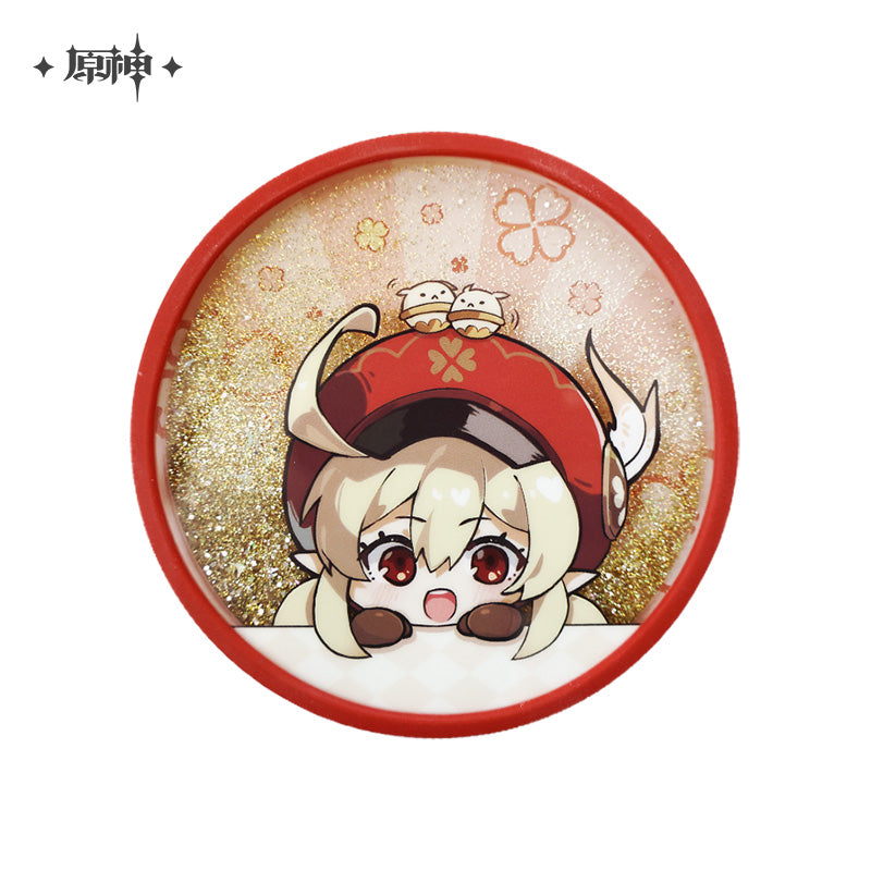 Genshin Impact Klee Acrylic Glitter Coaster – ACG Go Anime