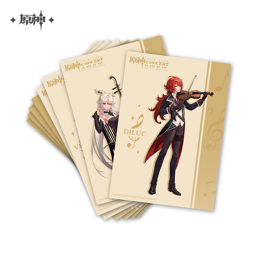 Genshin Impact Melodies of an Endless Journey Postcard