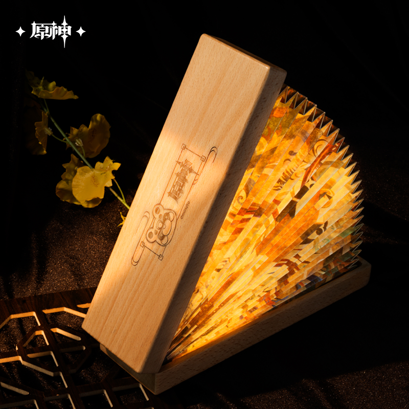 Genshin Impact Guoba Flavors of the World Book Lamp