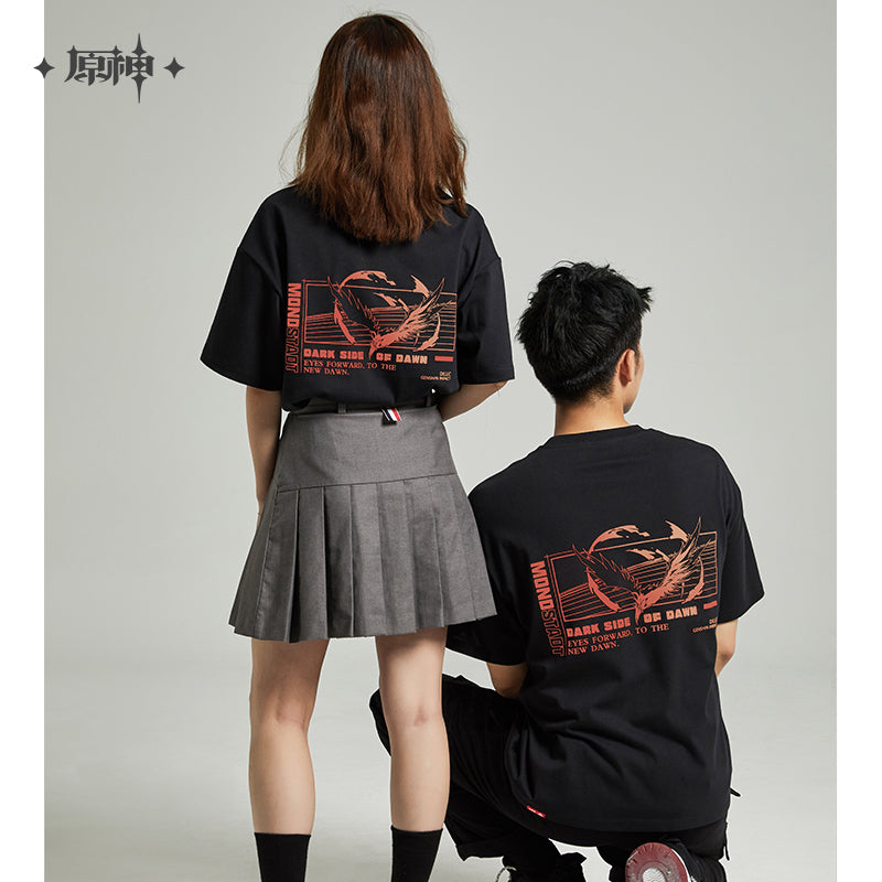 Genshin Impact Flames of Dawn T-shirt Diluc Version