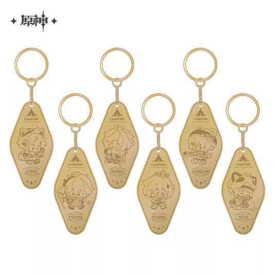 Go Camping Series Metal Pendant