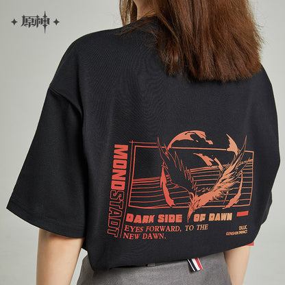 Genshin Impact Flames of Dawn T-shirt Diluc Version