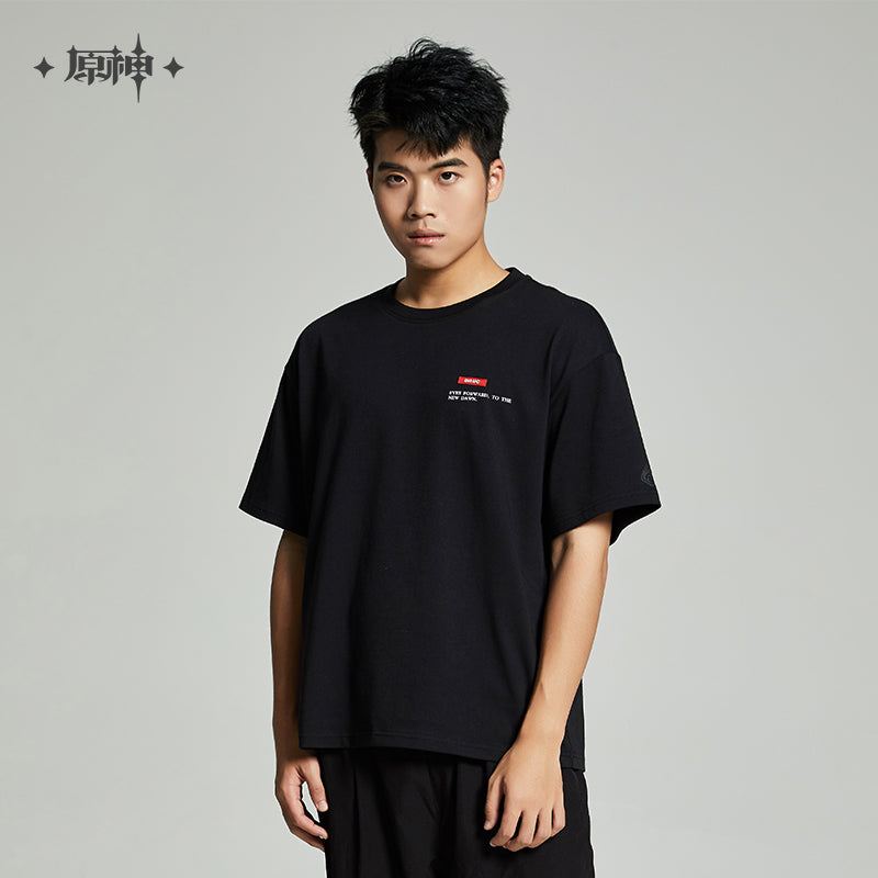 Genshin Impact Flames of Dawn T-shirt Diluc Version