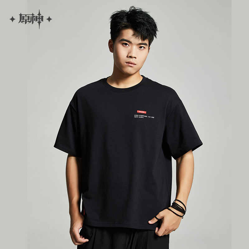 Genshin Impact Flames of Dawn T-shirt Diluc Version