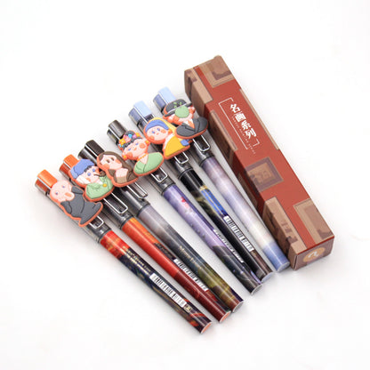 M&G Famous Painting Series M1708 Hi-Tech Water Based Ink Pen 0.5mm (Mystery Box)