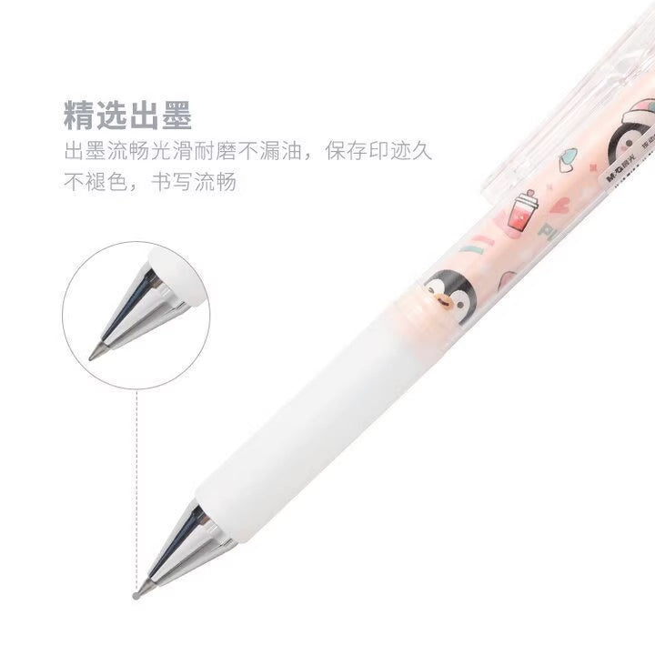 M&G PUPU Alien Penguin H5212 Retractable Gel Pen 0.5mm