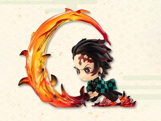 Furyu Demon Slayer: Kimetsu no Yaiba Tanjiro / Kyōjurō Rengoku Hold Figure