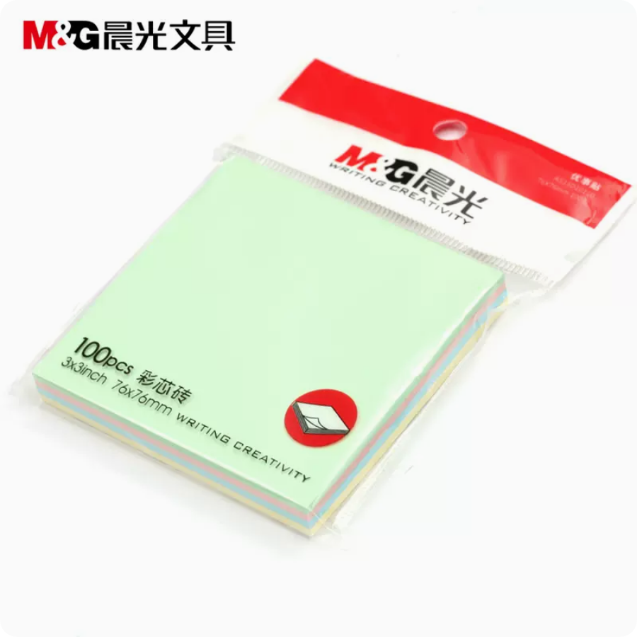 M&G YS-10 4-colors Sticky Note 3x3inch 100sheets/pad