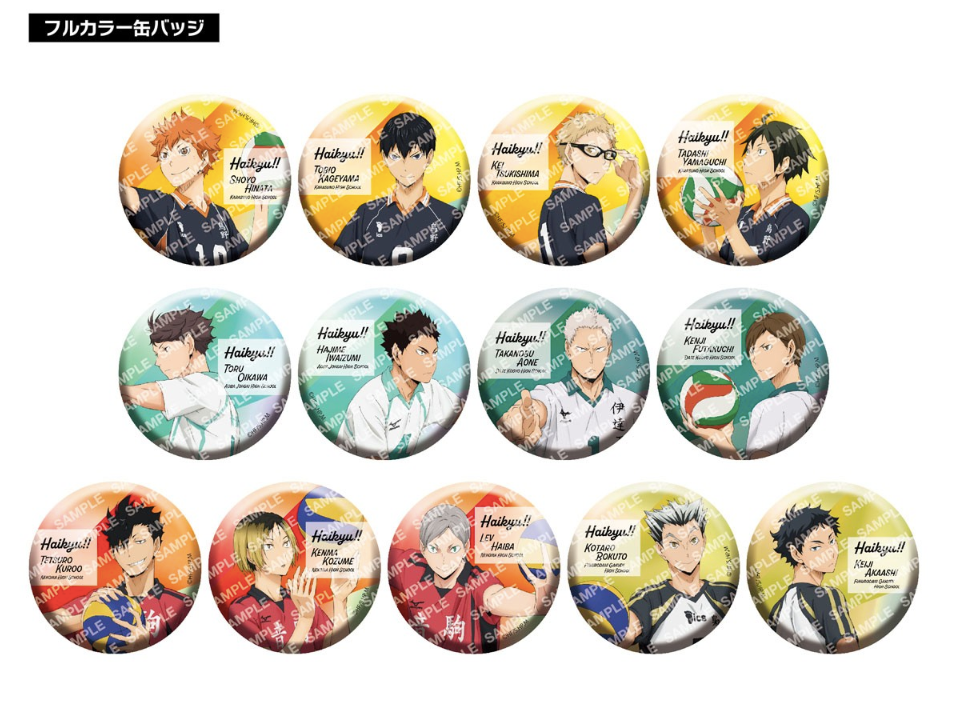 Haikyu!! Can Badge Collection Mystery Box