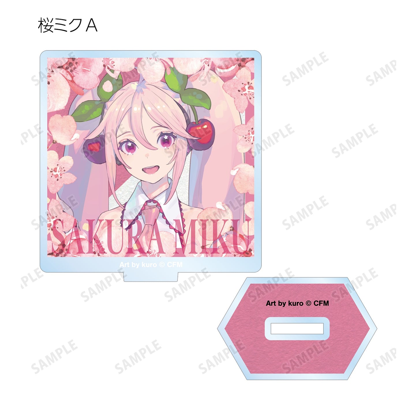 Sakura Miku Art By Kuro Acrylics Standee Mystery Box