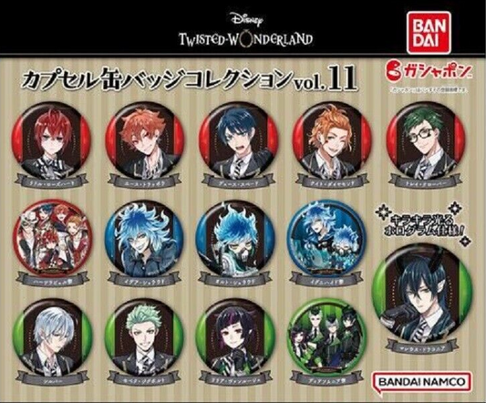 Disney Twisted Wonderland Can Badge vol.11 Gashapon