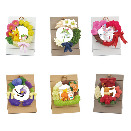 Re-Ment Pokémon Happiness Wreath Mini Figure Mystery Box