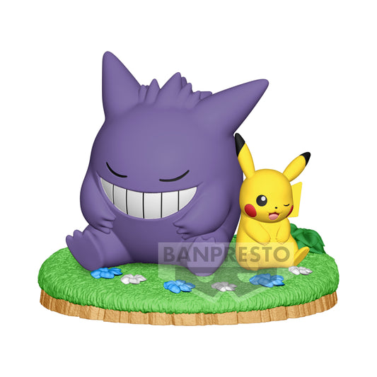 BANPRESTO Figure Pokemon Sleeping Time Pikachu & Gengar