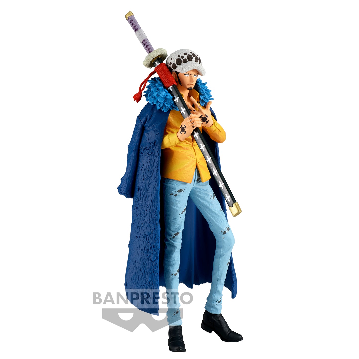 BANPRESTO One Piece The Grandline Series Figure Wanokuni Trafalgar D. Water Law Figure