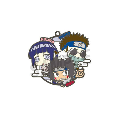 Megahouse Naruto: Shippuden 3-Man squad! Rubber Keychain Mystery Box