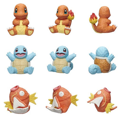 Pokemon Wood-carving Styling Pucha Pendant Mystery Box