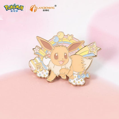 Langbowang Pokemon Rainbow Metal Brooch