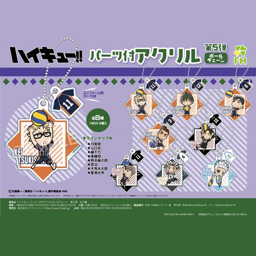F.Heart Haikyu! Acrylic Pendant Mystery Box Ver.5