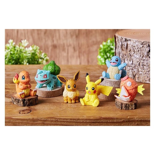 Pokemon Wood-carving Styling Pucha Pendant Mystery Box