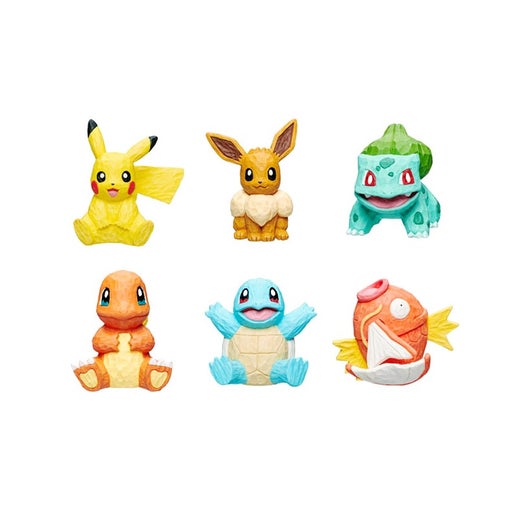 Pokemon Wood-carving Styling Pucha Pendant Mystery Box