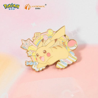 Langbowang Pokemon Rainbow Metal Brooch