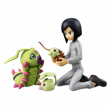 Megahouse G.E.M Series Digimon Adventure Ken Ichijozi & Wormmon Figure