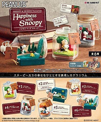 Re-Ment Snoopy & Friends Terrarium Happiness with Snoopy Mystery Box