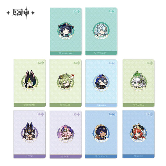 Genshin Impact Sumeru Chibi Expression Character Notebook